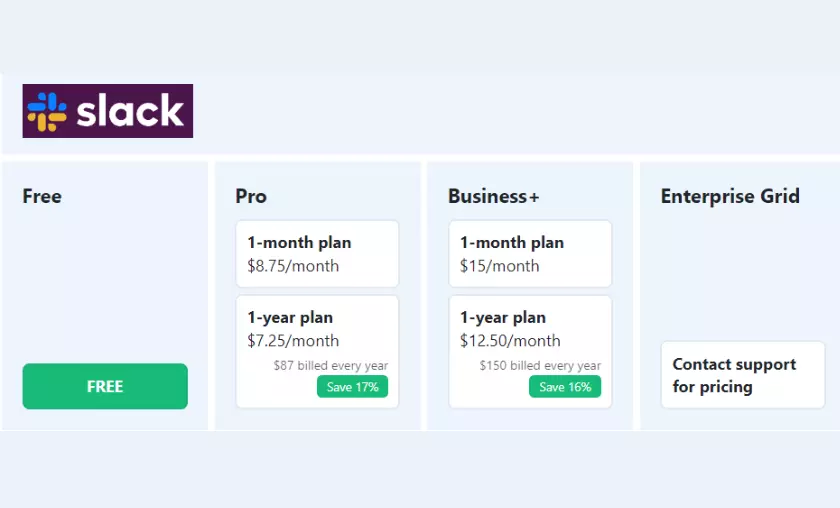 Slack Pricing HighTechBlogging
 