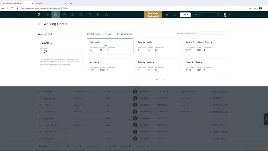Zendesk Sales Leads - HighTechBlogging