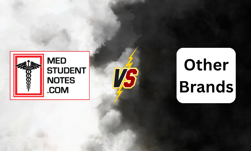 MedStudentNotes vs Other Brands!