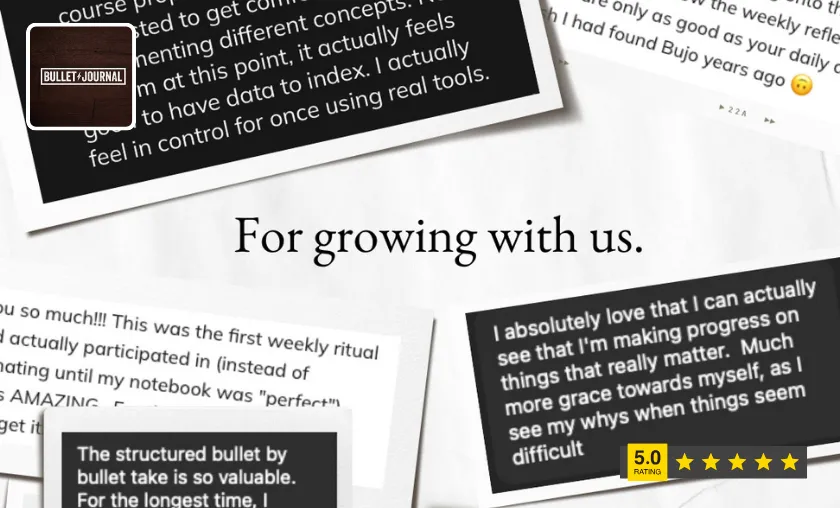 Bullet Journal Customer Reviews!