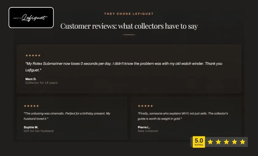 Boites Lefiguet Customer Reviews!