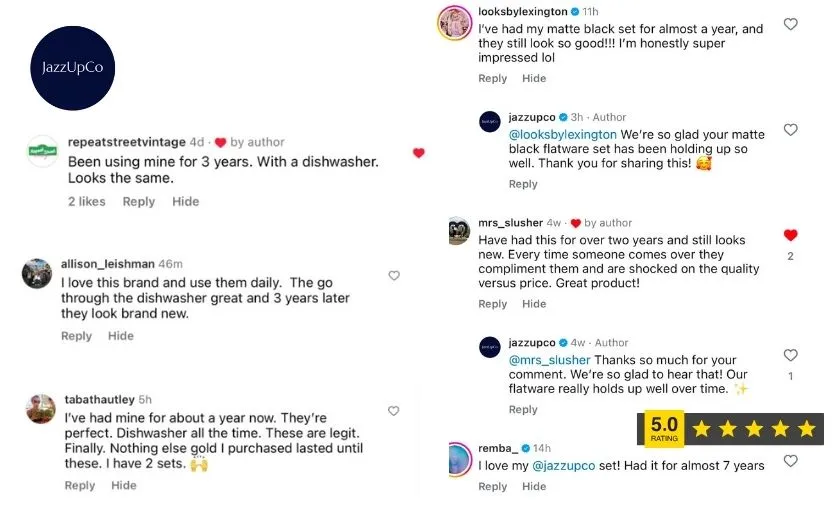 JazzUpCo Customer Reviews!