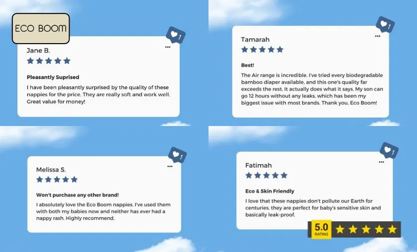 ECO BOOM Customer Reviews!