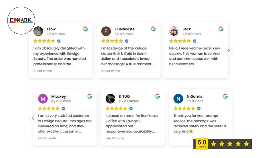 Edmark FR Customer Reviews!